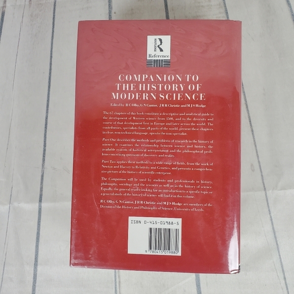 Vintage 1990 Companion to the History  of Modern Science Hardcover - Picture 12 of 13